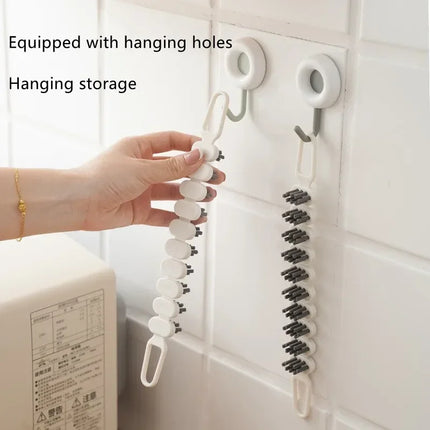 4PCS Bendable Multifunctional Cleaning Brush Creative Flexible Kitchen Faucet Brush Crevice Cleaning Brush Detail Cleaning Tools