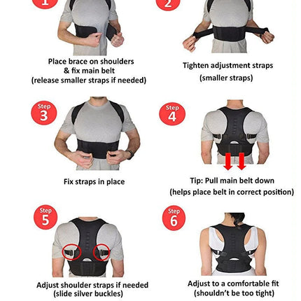 Magnetic Therapy Posture Corrector Posture Corset Shoulder Support Belt Men And Women Braces And Support Belt Shoulder Posture