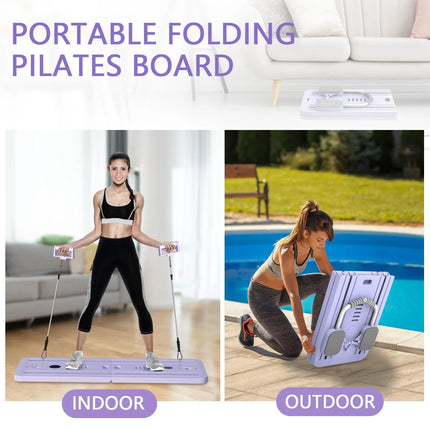 6IN1 Fitness Board + Waist Belts Multifunctional Abdominal Board Push-Ups Stands Pilates Board Home Exercise Gym Equipment