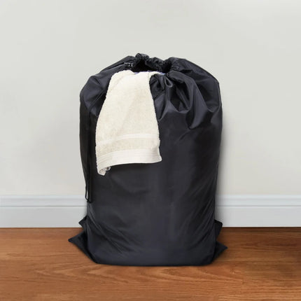 Large Laundry Bag Heavy Duty Polyester Washing Drawstring Backpack for School Camping School Camping Large Laundry Storage Bag