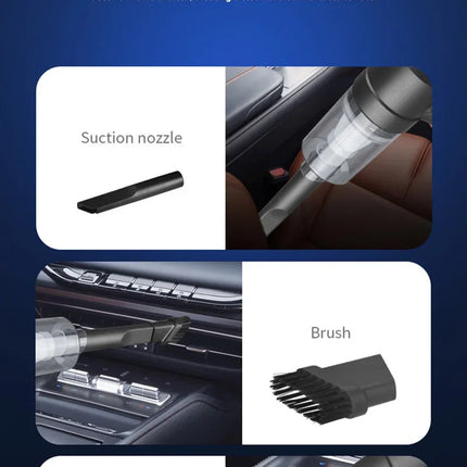 Xiaomi 690000Pa Wireless Car Vacuum Cleaner 120W Highpower Vacuum Handheld Cordless Auto Portabale Vacuum Cleaner Home Office
