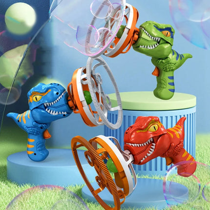Fan Dinosaur Bubble Machine Bubbles in Bubble Handheld Electric Dinosaur Bubble Machine Bubble Dinosaur Pool Toys Green