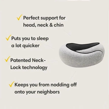 Memory Foam Neck Pillow Cervical Vertebra Travel Portable Noon Break Aircraft U Type Of Pillow Sleep Camping Pillow Carry Bag