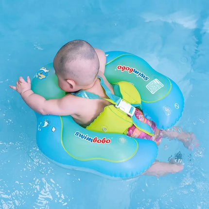 Pvc Inflatable Baby Swimming BOBO Float With Sunshade Canopy Seat Pocket For Toddlers Infant Kids Age 1-3 Pool Beach Arm Floatie