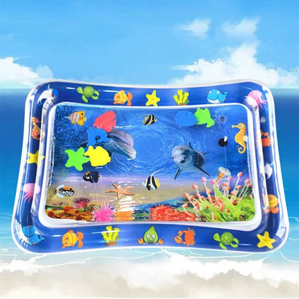 Baby Water Play Mat Inflatable Cushion PVC Infant Tummy Time Toddler Water Pad For Kids Early Education Developing Activity Toys
