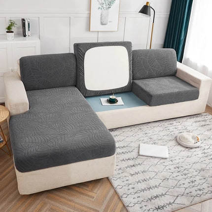 Waterproof Jacquard Sofa Seat Cushion Cover Furniture Protector for Pets Kids Stretch Sofa Cover Washable Removable Slipcover