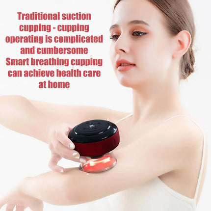 Smart Cupping Electric Cupping Cupping Therapy Massager With Red Light Therapy, Electric Heating Scraping Suction Cups