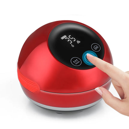 Body Scraping Massage Smart Electric Vacuum Cupping Heating Suction Cup Device Back Neck Arm Massger