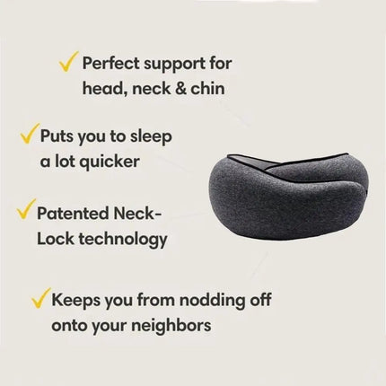 Memory Foam Neck Pillow Cervical Vertebra Travel Portable Noon Break Aircraft U Type Of Pillow Sleep Camping Pillow Carry Bag