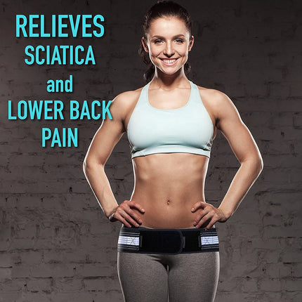 Sacroiliac SI Joint Hip Belt Lower Back Support Brace for Men and Women Sciatica Pelvis Lumbar Hip Pain Relief Trochanter Girdle