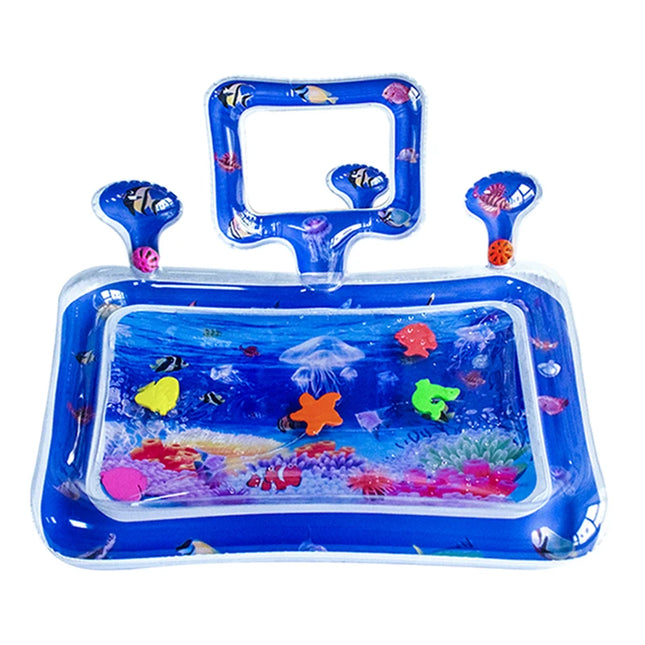 New Baby Water Mat With Mirror Inflatable Infant Toddler Water Play Mat Early Education Developing Summer Toy