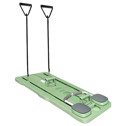 Multi-functional Ab Exercise Board Home Pilates Reformer Automatic Rebound Leg & Arm Toner Strength Training Fitness Equipment