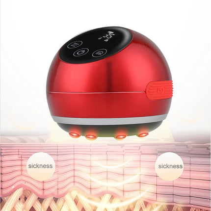 Body Scraping Massage Smart Electric Vacuum Cupping Heating Suction Cup Device Back Neck Arm Massger