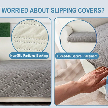 Backless Sofa Cushion Covers For Sofa Luxury 100% Waterproof, Oil Resistant, Dust-proof, And Slip Resistant Apply To Dining Room