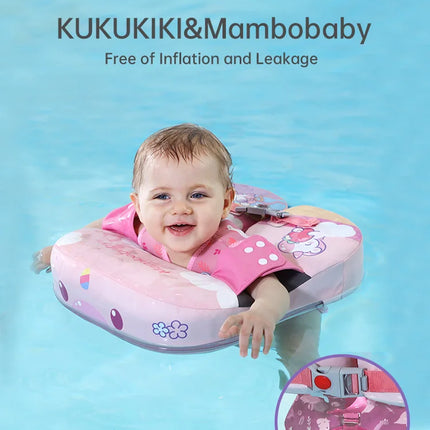Mambobaby Baby Float With Crotch Strap Waist Infant Swimming Circle Non-Inflatable Pool Accessories 1 2 3 Years Water Game Toys