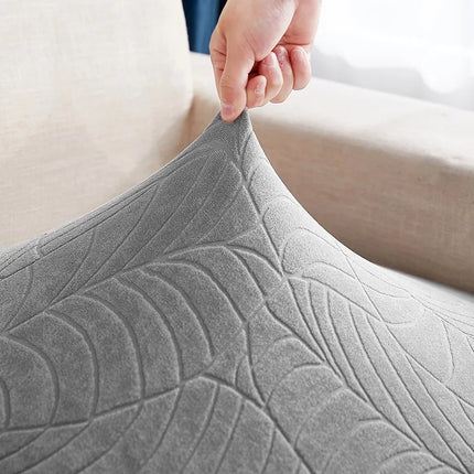 Waterproof Jacquard Sofa Seat Cushion Cover Furniture Protector for Pets Kids Stretch Sofa Cover Washable Removable Slipcover