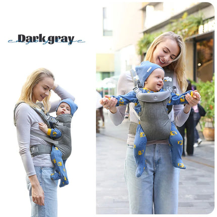 All Seasons NewbornFront Facing Kangaroo Wrap  Advanced 4-In-1 Baby Carrier Strap Sling Infant Hipseat Waist Belt Babies Gear