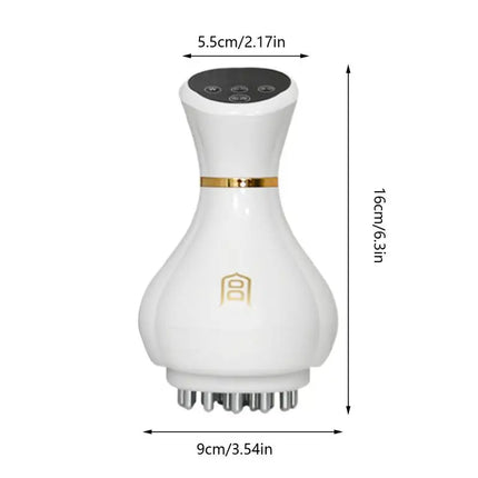 Electric Massage Scraping Body Massage Smart Electric Vacuum Cupping Heating Suction Cup Device Back Neck Arm Massger
