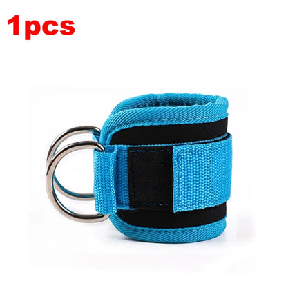 Cable Ankle Straps Double D-Ring Adjustable Ankle Cuffs For Gym Workouts Glutes Legs Strength Training Brace Support Sport