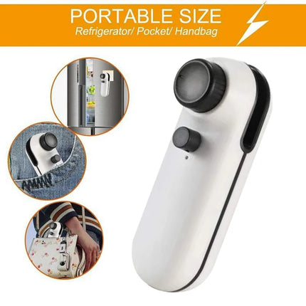 Mini Bag Sealer   Handheld Heat Vacuum Sealer 2 In 1 Bag Sealer And Cutter  Mini Sealing Machine Portable Food Storage