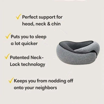 Travel Car Neck Memory Foam Pillow Airplane Pillow Neck Cushion U Shaped Travel Healthcare Memory Foam  For Family And Travel