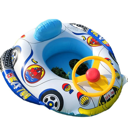 Inflatable Baby Swimming Rings Seat Floating Sun Shade Toddler Swim Circle Fun Pool Bathtub Beach Party Summer Water Toys