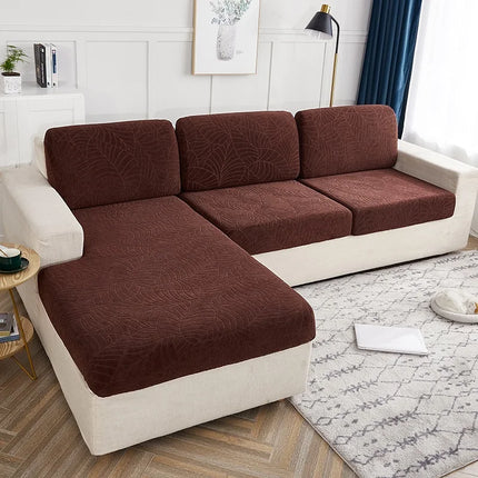 Waterproof Jacquard Sofa Seat Cushion Cover Furniture Protector for Pets Kids Stretch Sofa Cover Washable Removable Slipcover