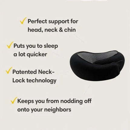 Memory Foam Neck Pillow Cervical Vertebra Travel Portable Noon Break Aircraft U Type Of Pillow Sleep Camping Pillow Carry Bag