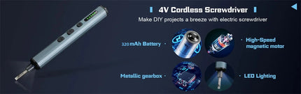 68-in-1 Precision Electric Screwdriver Set with 64 Magnetic Bits 5 Torque Adjustable Mini Power Tool for IPhone Watch Camera PC