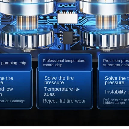 Portable Car Air Pump Wireless Intelligent Digital Tire Inflator Car Air Compressor Motorcycle Boat Electric Tire Inflator Pump