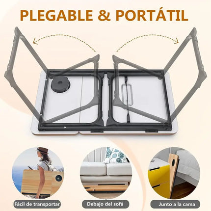 Computer Desk Laptop Motion Desk Foldable Reading room desk Portable Bed Table pliante Folding Height Adjustment Table stand