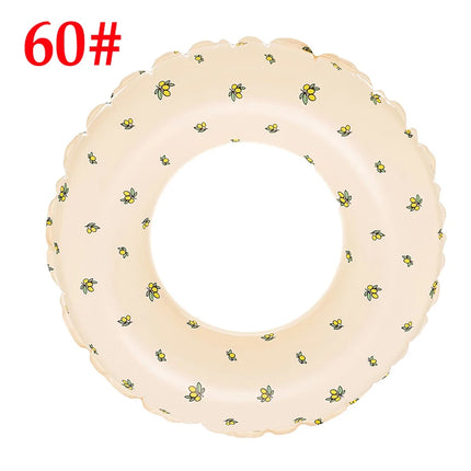 Thickened Swimming Ring for Children, Beach Water Sports, Swim Ring, Adult Cherry Floating Ring, Swimming Pool Lifebuoy, Summer