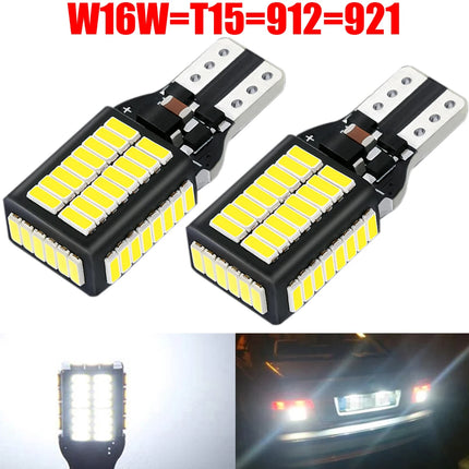 2pcs LED Backup Light Blub Reverse Lamp W16W T15 921 Canbus No Error For Seat Alhambra MK2 Ibiza MK5 KJ 2017-2020 Ateca