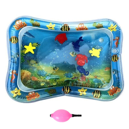 Baby Water Play Mat Tummy Time Toys For Newborns Playmat PVC Toddler Fun Activity Inflatbale Mat Infant Toys Seaworld Carpet